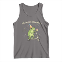 Off To Start Chapter 21 Tank Top Funny Frog Scooter 21st Birthday Gift