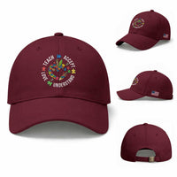 Special Education Teacher Autism Baseball Cap Teach Accept Understand Love