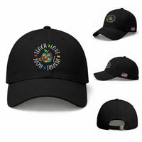 Autism Acceptance Teacher Baseball Cap Teach Love Hope Inspire