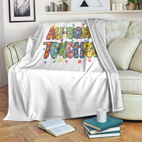 Autism Acceptance Special Education Teacher Throw Blanket Au Some Teacher