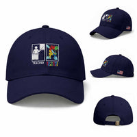 Funny Au Some Teacher Baseball Cap Autism Acceptance Special Education Gift