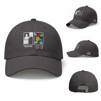 Funny Au Some Teacher Baseball Cap Autism Acceptance Special Education Gift
