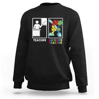 Funny Au Some Teacher Sweatshirt Autism Acceptance Special Education Gift