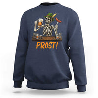 Funny Skeleton Oktoberfest Sweatshirt Prost Beer Lover Bavarian Gift