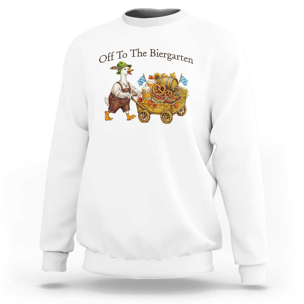 Funny Goose German Beer Festival Sweatshirt Off To The Biergarten