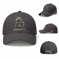 Vintage Viking Beer Drinker Warrior Gift Baseball Cap Brewed For Battle