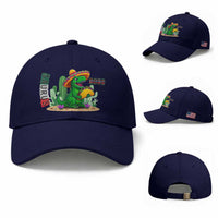 Mexican Food Lover Gift Baseball Cap Funny Dinosaur Taco Saurus