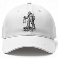Gothic Plague Doctor Bigfoot Baseball Cap Horror Cryptid Spooky Folklore