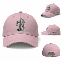 Gothic Plague Doctor Bigfoot Baseball Cap Horror Cryptid Spooky Folklore