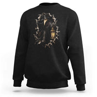 Gothic Plague Doctor Horror Sweatshirt Spooky Medieval Dark Folklore