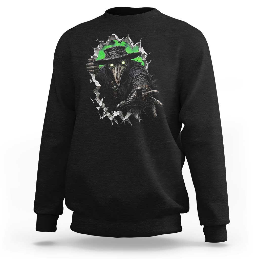 Halloween Plague Doctor Sweatshirt Gothic Medieval History Gift