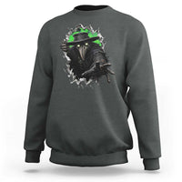 Halloween Plague Doctor Sweatshirt Gothic Medieval History Gift