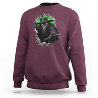 Halloween Plague Doctor Sweatshirt Gothic Medieval History Gift