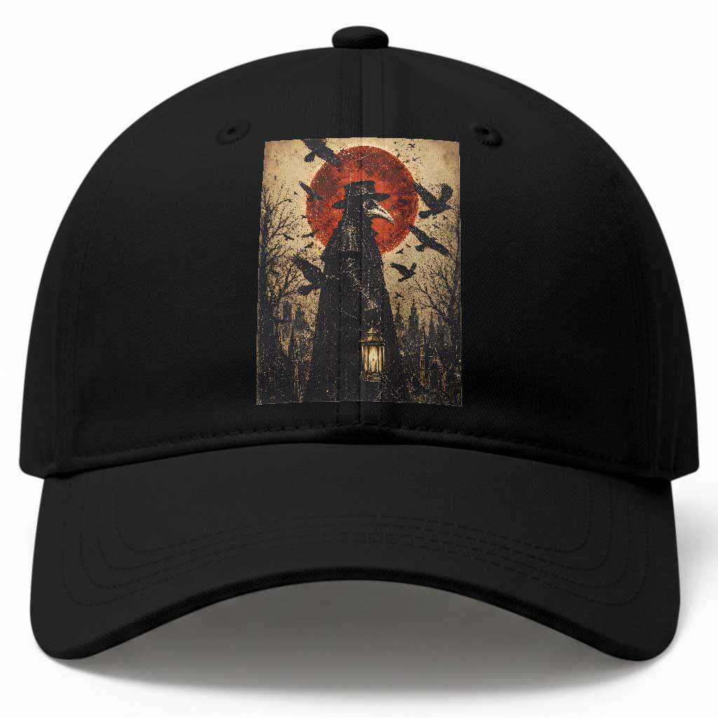 Vintage Japanese Ukiyoe Plague Doctor Baseball Cap Medieval History Gift