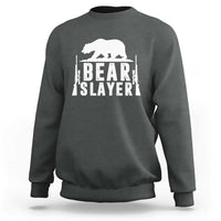 Bear Slayer Sweatshirt Hunting Season Gift - Wonder Print Shop
