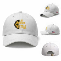 Funny Darts Retro Vintage Baseball Cap Aim Shoot Swear Repeat Dartist Gift