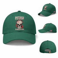 Happiness Is a Tight Threesome Baseball Cap Gothic Dart Player Gift