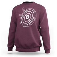 Funny Dirty Humor Dart Player Sweatshirt Just The Tip - Wonder Print Shop