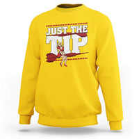 Funny Darts Player Gift Sweatshirt Just The Tip - Wonder Print Shop