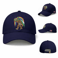 Funny Bigfoot Drinking Beer Baseball Cap St Patricks Day Soccer Lover