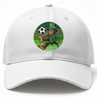 Funny Bigfoot Playing Soccer Baseball Cap St Patricks Day