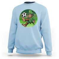 Funny Bigfoot Playing Soccer Sweatshirt St Patricks Day