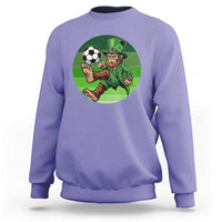 Funny Bigfoot Playing Soccer Sweatshirt St Patricks Day