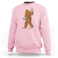 Funny Bigfoot Soccer Player Sweatshirt Folklore Cryptid Gift