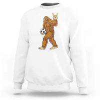 Funny Bigfoot Soccer Player Sweatshirt Folklore Cryptid Gift