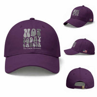 Not Today Melanoma Warrior Skeleton Cancer Fighter Baseball Cap