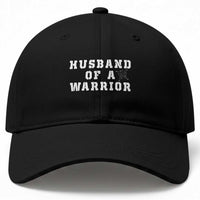 Husband Of A Warrior Baseball Cap Melanoma Awareness Wife Support