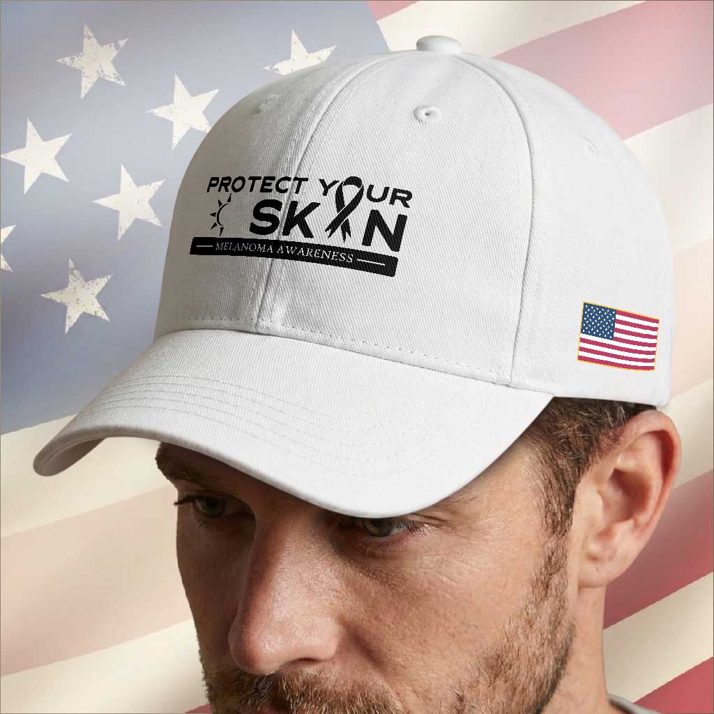 Melanoma Prevention Awareness Baseball Cap Protect Your Skin