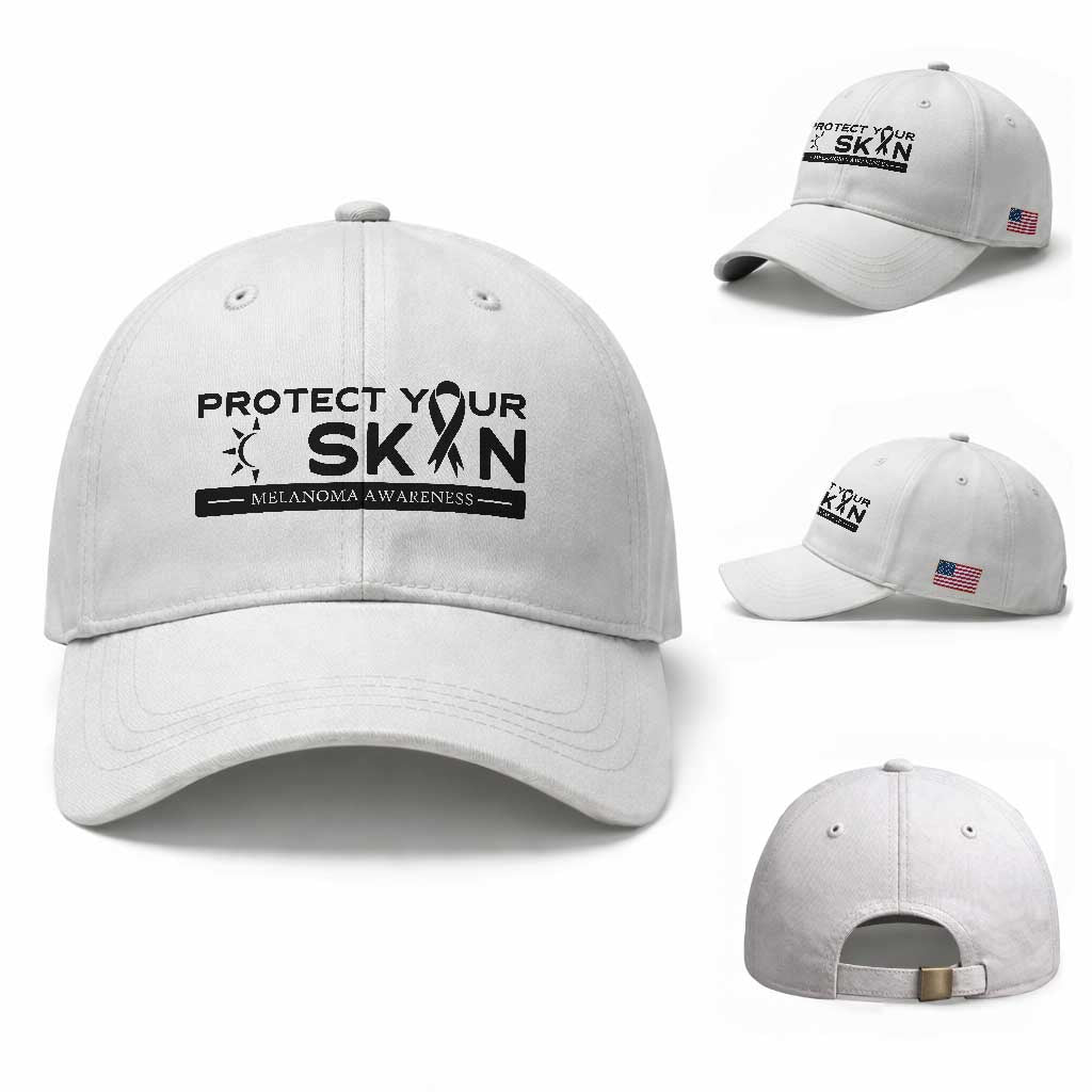 Melanoma Prevention Awareness Baseball Cap Protect Your Skin