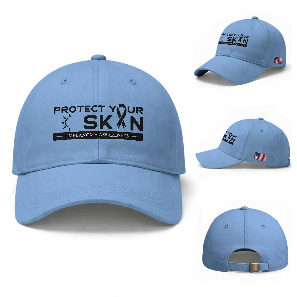 Melanoma Prevention Awareness Baseball Cap Protect Your Skin