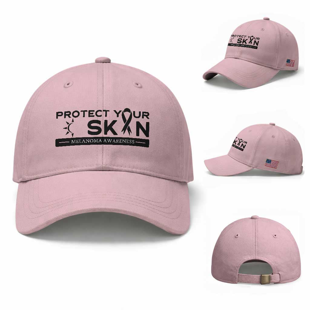 Melanoma Prevention Awareness Baseball Cap Protect Your Skin