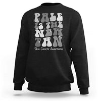Skin Cancer Warrior Sweatshirt Pale Is The New Tan