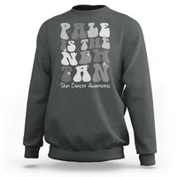 Skin Cancer Warrior Sweatshirt Pale Is The New Tan
