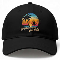 Vintage Daytona Beach Florida Baseball Cap Summer Vacation Graphic