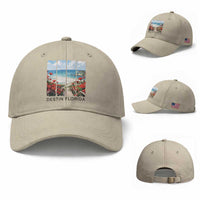 Destin Florida Baseball Cap Summer Travel Beach Vacation Gift