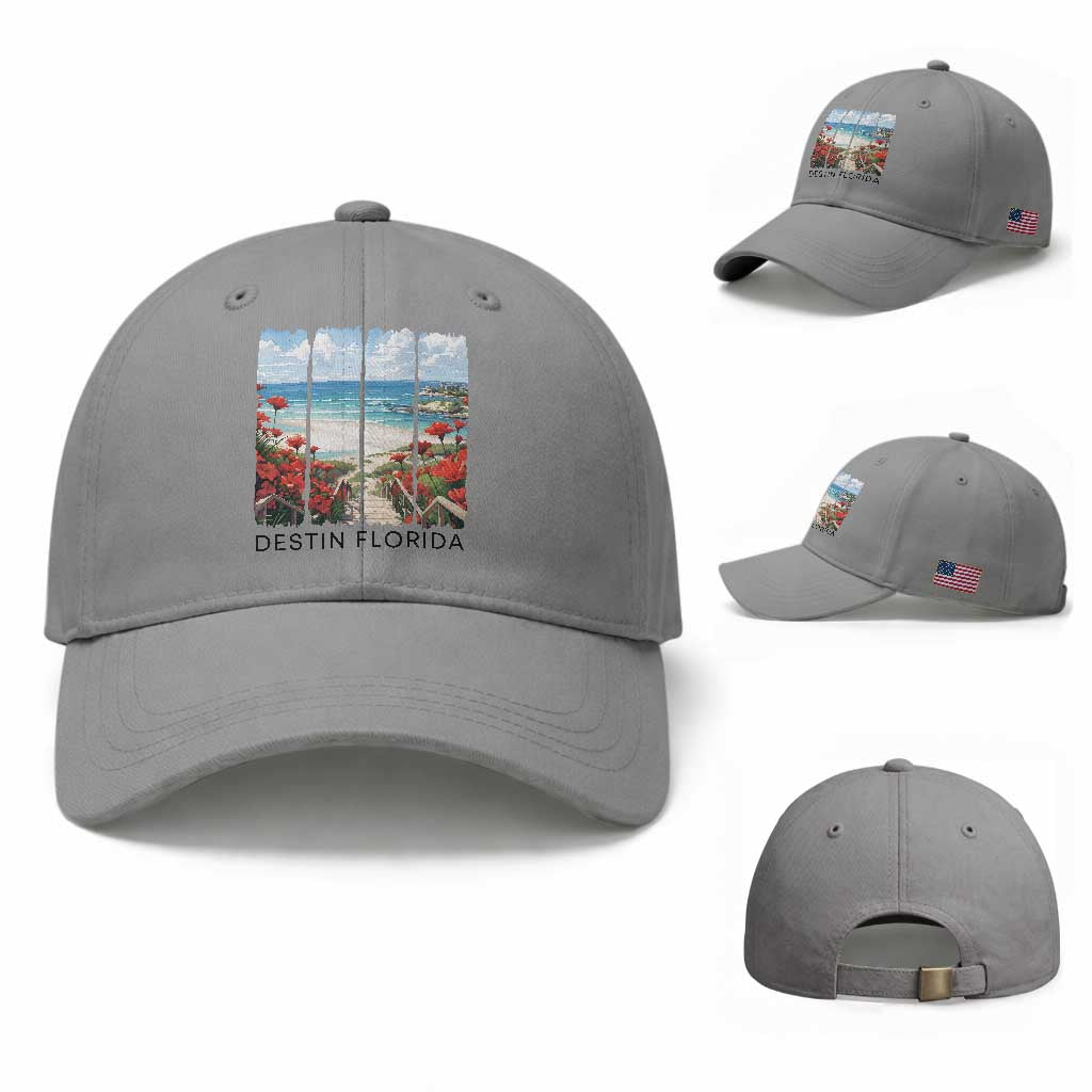Destin Florida Baseball Cap Summer Travel Beach Vacation Gift