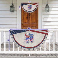 Funny Six Seven Dabbing Patriotic Fan Flag American Pride Gift
