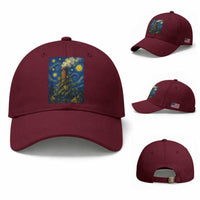 Starry Night Hops Brewery Baseball Cap Vintage Hops Beer Lover Painterly