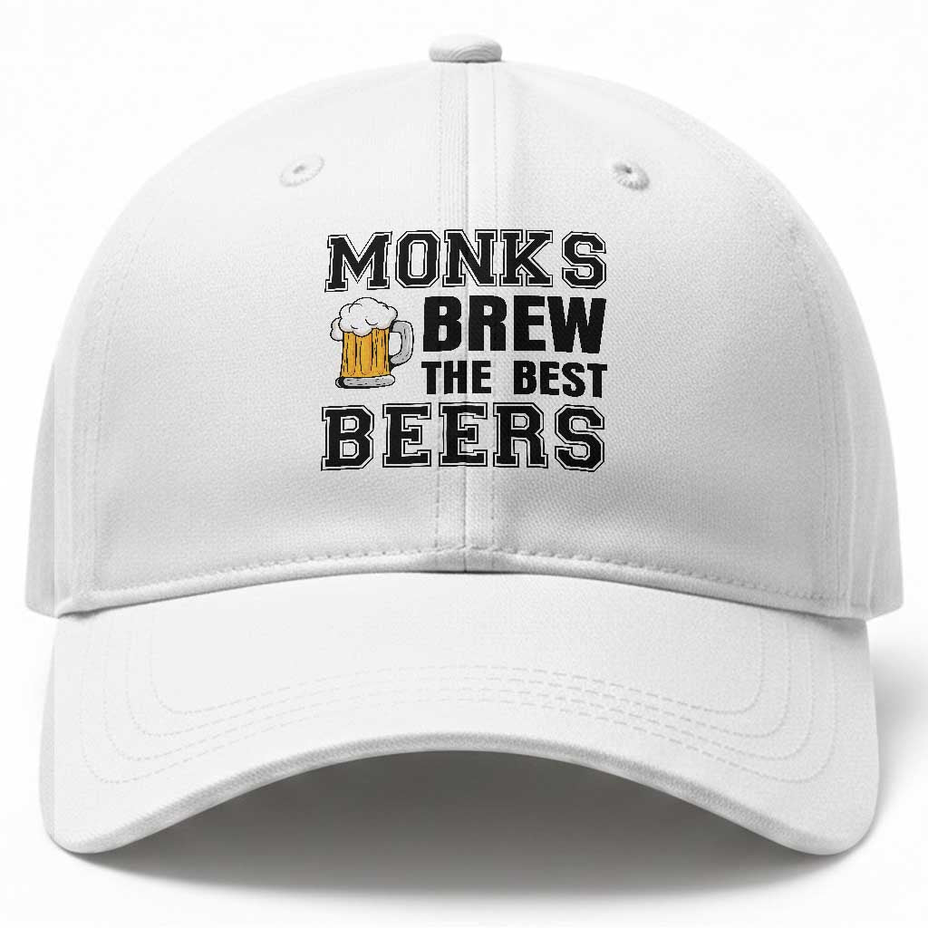 Monks Brew The Best Beers Baseball Cap Funny Craft Beer Brewer