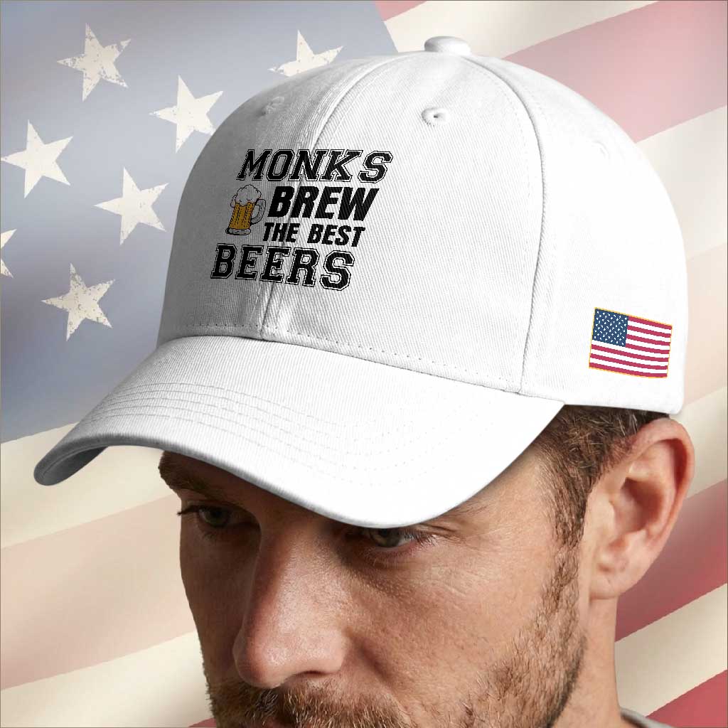 Monks Brew The Best Beers Baseball Cap Funny Craft Beer Brewer