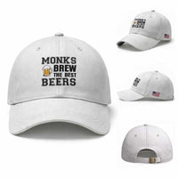 Monks Brew The Best Beers Baseball Cap Funny Craft Beer Brewer