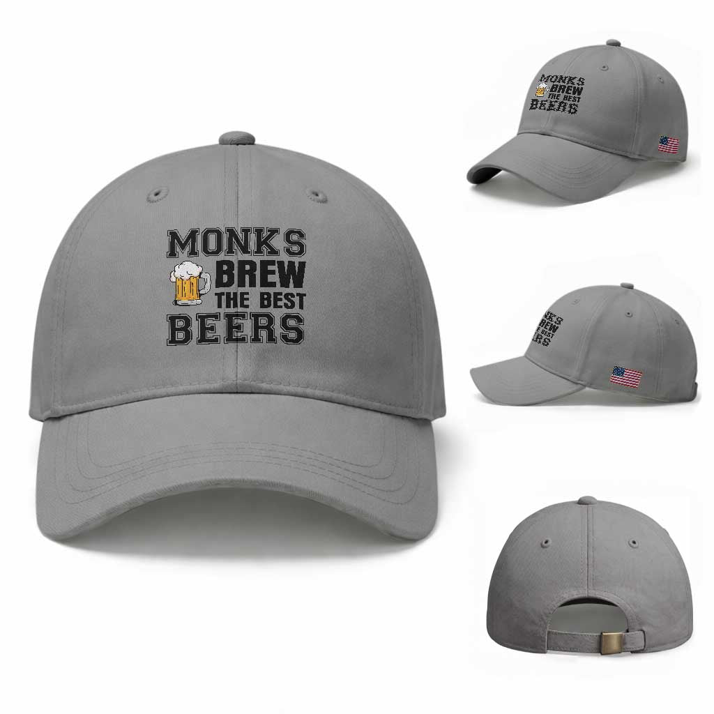 Monks Brew The Best Beers Baseball Cap Funny Craft Beer Brewer