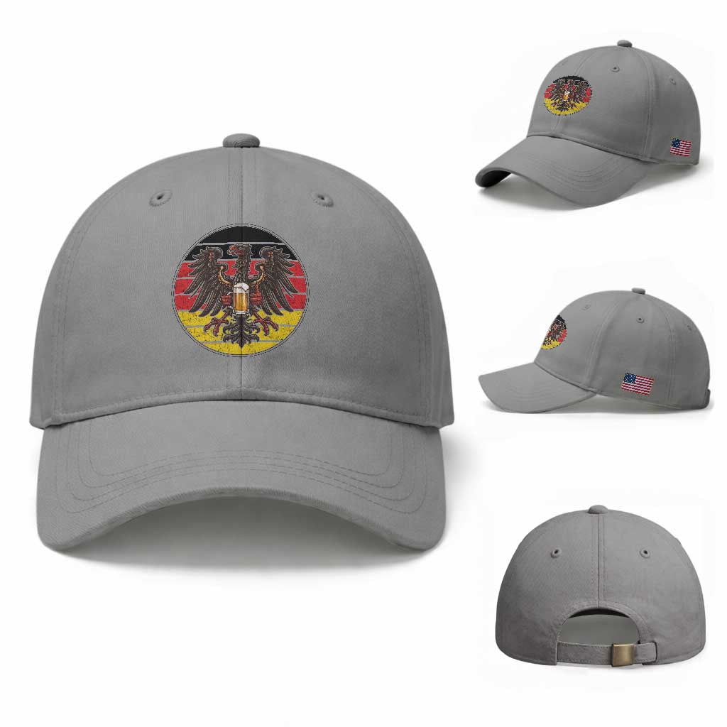 German Eagle Beer Lover Baseball Cap Vintage Bavarian Oktoberfest Beer