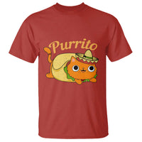 Funny Burrito Lover Gift T Shirt Purrito Cat - Wonder Print Shop
