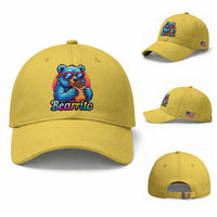Mexican Food Lover Gift Baseball Cap Funny Bearrito