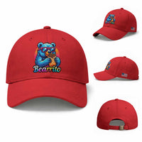 Mexican Food Lover Gift Baseball Cap Funny Bearrito